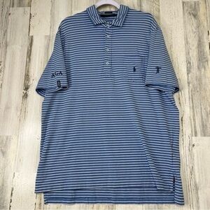 Ralph Lauren Polo Golf Shirt Size XL Men’s Short Sleeves Stripes‎ Stretch Lisle